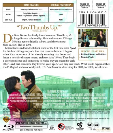 Lake House [Blu-Ray]