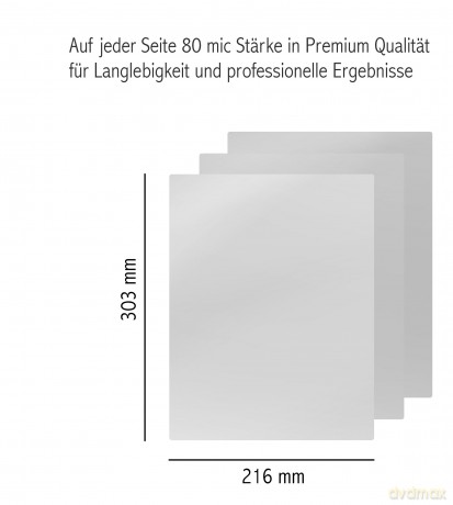 Laminierfolien A4, 125mic.100