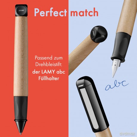 Lamy: LAMY abc Drehbleistift schwarz B 1,4 mm,