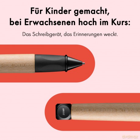 Lamy: LAMY abc Drehbleistift schwarz B 1,4 mm,