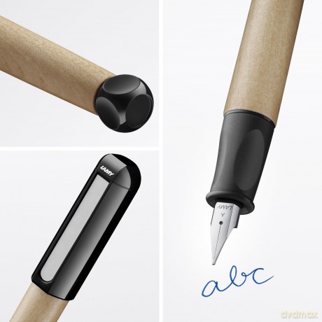 Lamy: LAMY abc Patronenfźller schwarz, ahorn M