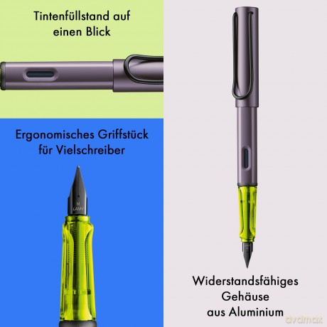 Lamy: LAMY AL-star Patronenfźller aubergine M