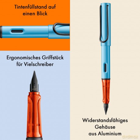 Lamy: LAMY AL-star Patronenfźller denim M (mit