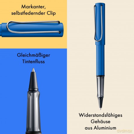 Lamy: LAMY AL-star Tintenroller oceanblue 0,3