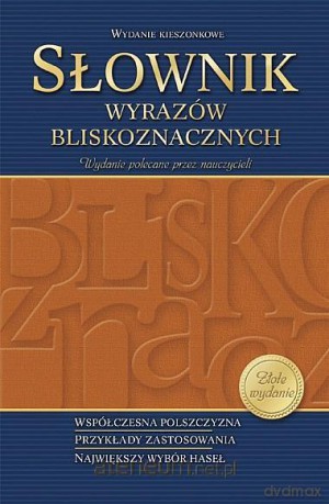 Słownik wyrazów bliskoznacznych kieszonkowy [KSIĄŻKA]