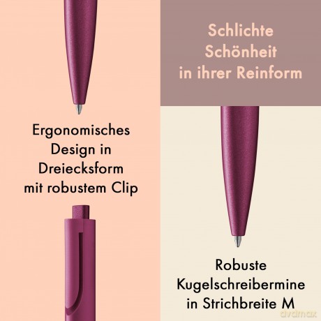 Lamy: LAMY Kugelschreiber noto rot, Schreibfar