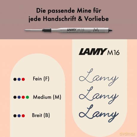 Lamy: LAMY Kugelschreiber noto rot, Schreibfar