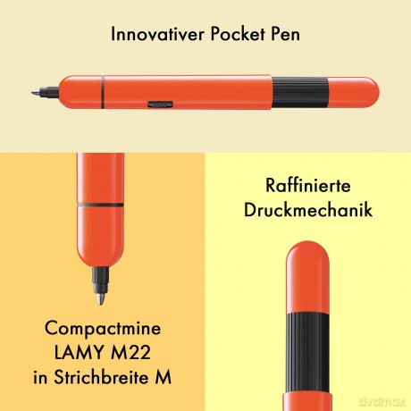 Lamy: LAMY Kugelschreiber pico orange Schreibf