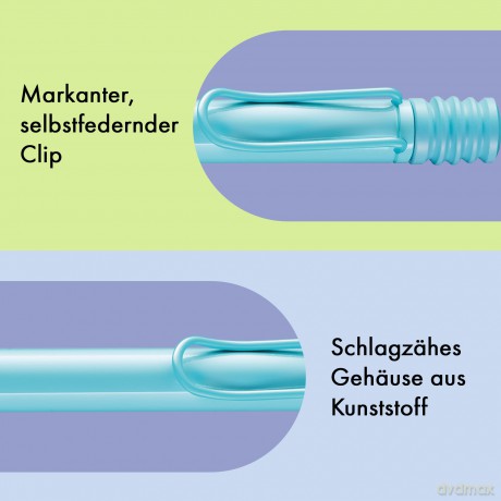 Lamy: LAMY Kugelschreiber safari blau Schreibf