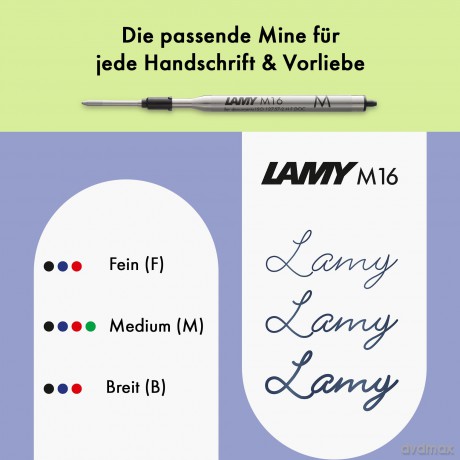 Lamy: LAMY Kugelschreiber safari blau Schreibf
