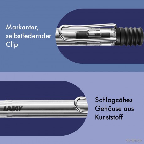 Lamy: LAMY Kugelschreiber safari transparent S