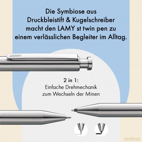 Lamy: LAMY Kugelschreiber st twin pen Multifun