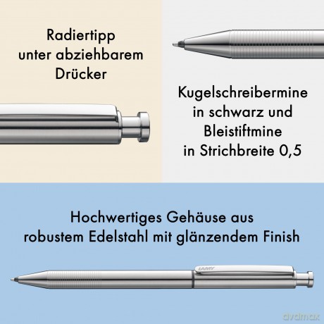 Lamy: LAMY Kugelschreiber st twin pen Multifun