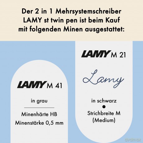 Lamy: LAMY Kugelschreiber st twin pen Multifun