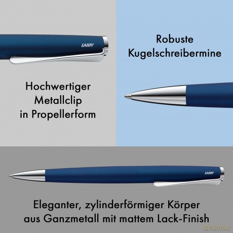Lamy: LAMY Kugelschreiber studio blau, Schreib