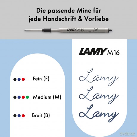 Lamy: LAMY Kugelschreiber studio blau, Schreib