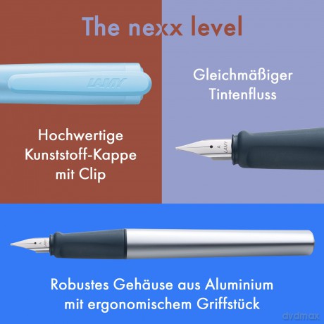 Lamy: LAMY nexx Patronenfźller azure/silber A