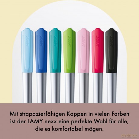 Lamy: LAMY nexx Patronenfźller crimson/silber