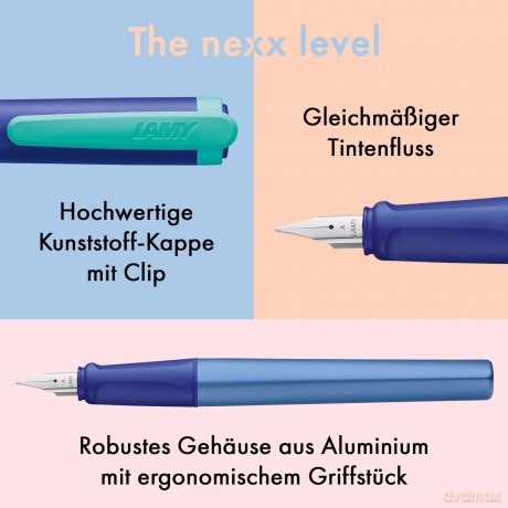 Lamy: LAMY nexx Patronenfźller multiblau A (fź