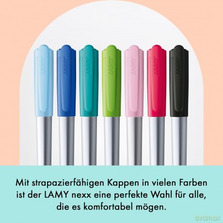 Lamy: LAMY nexx Patronenfźller schwarz/silber