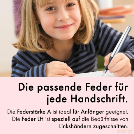 Lamy: LAMY nexx Patronenfźller schwarz/silber