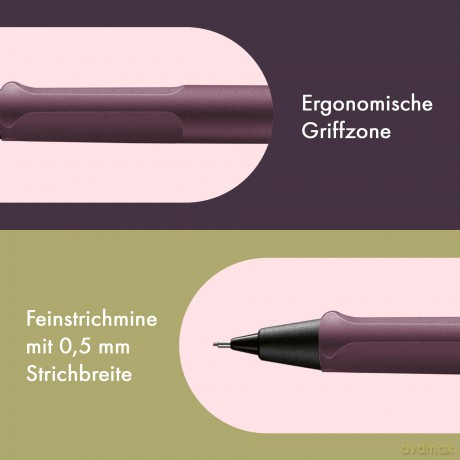 Lamy: LAMY safari Druckbleistift lila 0,5 mm,