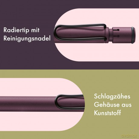 Lamy: LAMY safari Druckbleistift lila 0,5 mm,