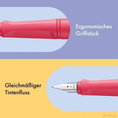 Lamy: LAMY safari Patronenfźller steel black