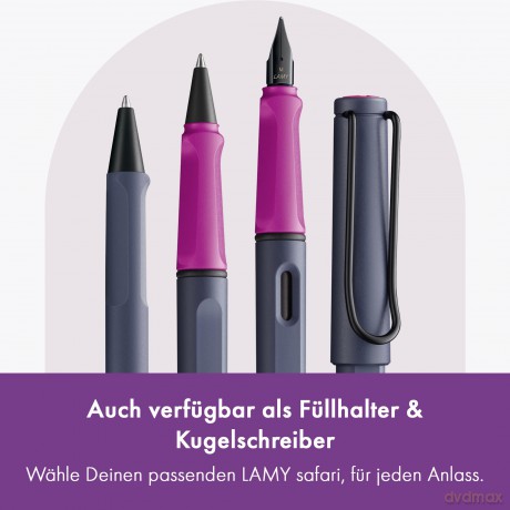 Lamy: LAMY safari Tintenroller pink cliff, Sch
