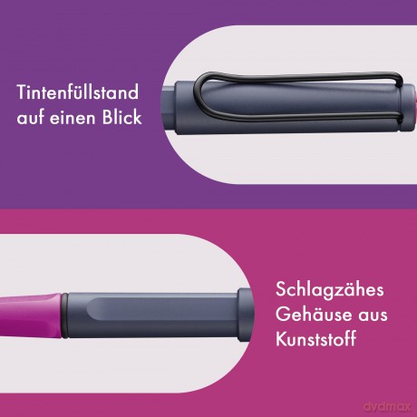 Lamy: LAMY safari Tintenroller pink cliff, Sch