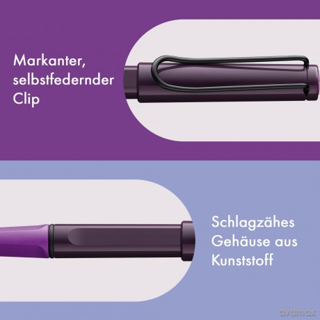 Lamy: LAMY safari Tintenroller violet blackber