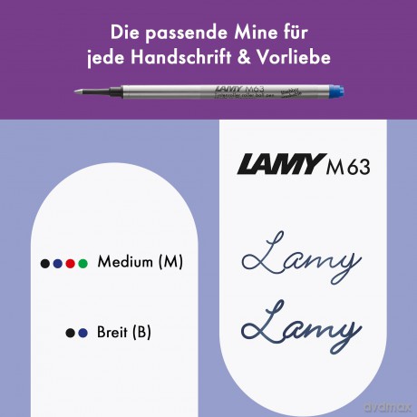 Lamy: LAMY safari Tintenroller violet blackber