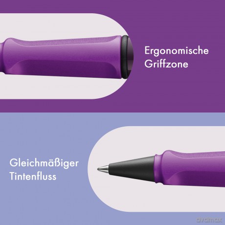 Lamy: LAMY safari Tintenroller violet blackber
