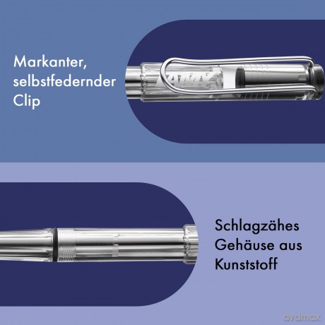 Lamy: LAMY safari Tintenroller vista, Schreibf