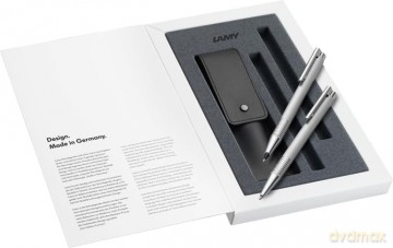 Lamy: LAMY Schreibset logo brushed schwarz