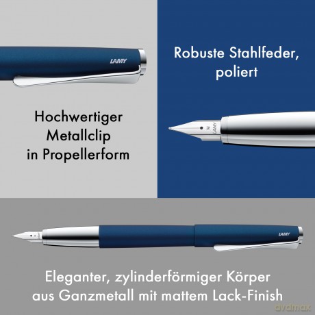 Lamy: LAMY studio Patronenfźller imperialblue
