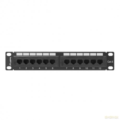 Lanberg Patchpanel 12-Port 1U 10" Cat. 6