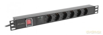 Lanberg Steckdosenleiste 6x Schuko m.Sch