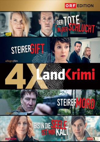 Landkrimi-Set 10: Der Tote in der Schlucht, Steirergift, Steirermord, Bis in die Seele ist mir kalt [DVD]