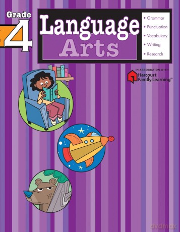 Language Arts Grade 4 Flash Kids Harcourt Family Learning [KSIĄŻKA]