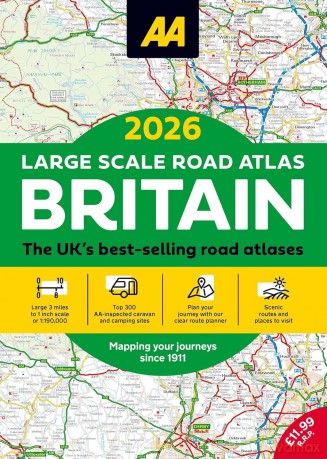 Large Scale Atlas Britain 2026 [KSIĄŻKA]