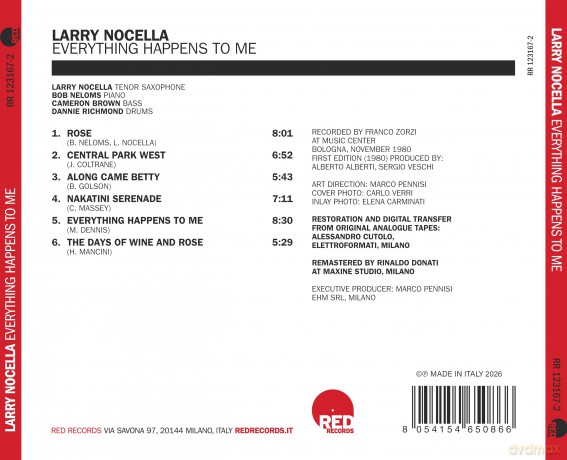 Larry Nocella-Everything Happens To Me: Larry Nocella-Everything Happens To Me [CD]