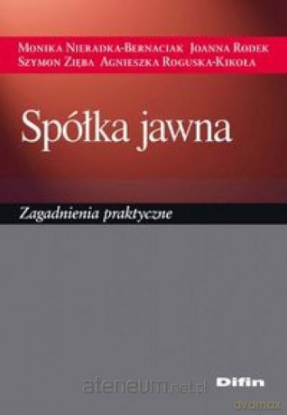Spółka jawna [KSIĄŻKA]