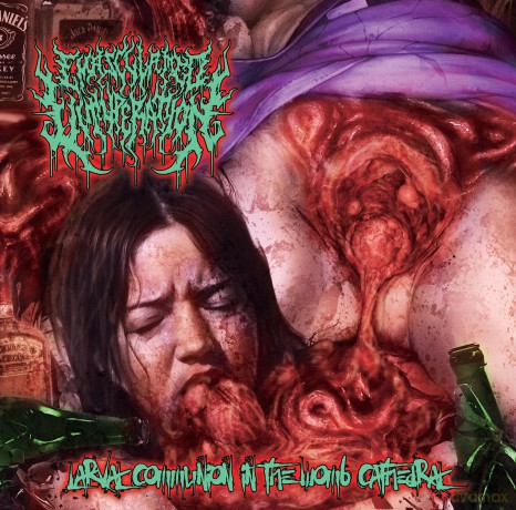 Emasculated Vituperation: Larval Communion In The Womb Cathedral [CD]