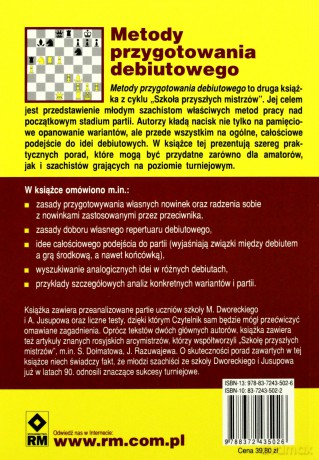 Szachy. Metody przygotowania debiutowego [KSIĄŻKA]