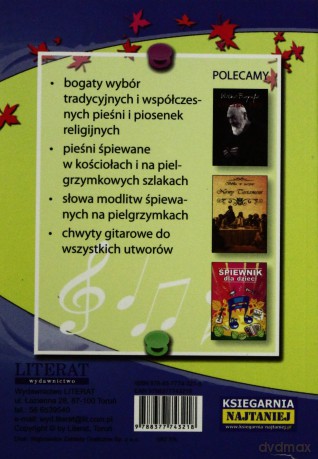 Śpiewnik pielgrzymkowy z chwytami gitarowymi [KSIĄŻKA]