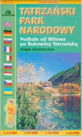 Tatrzański Park Narodowy mapa 1:25 000