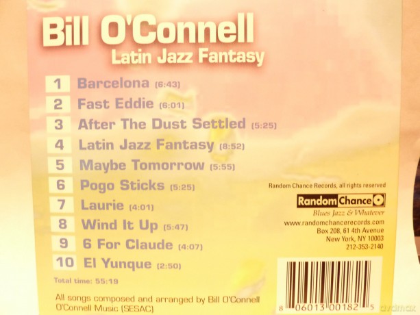 O'connell,Bill: Latin Jazz Fantasy [CD]