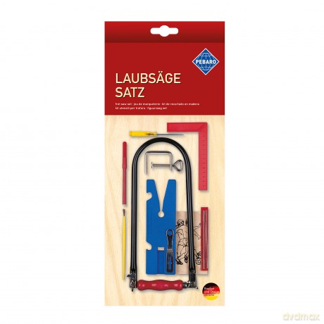 Laubsge-Starter-Set mit Vorlage