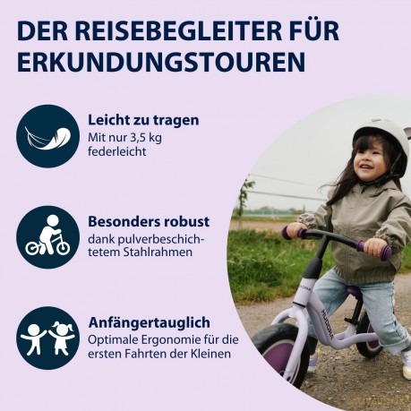 Laufrad ''Cruisy'' 10 Zoll, lavender